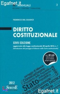 DEL GIUDICE FEDERICO, Diritto Costituzionale.