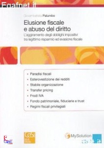 PALUMBO GIOVANBATTIS, Elusione fiscale e abuso del diritto