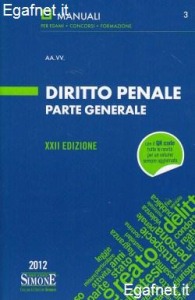 SIMONE, Diritto Penale. Parte generale