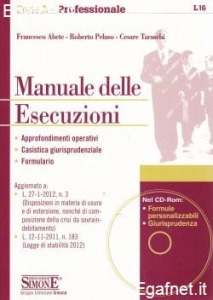 ABETE-PELUSO-..., Manuale delle esecuzioni