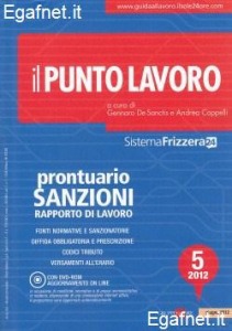 DE SANCTIS  CAPPELLI, Prontuario Sanzioni  rapporto di lavoro