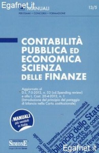 SIMONE, Contabilit pubblica ed economica Scienza finanze