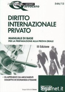 SIMONE, Diritto internazionale privato  Manuale di base