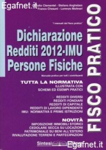 CLEMENTEL ANGHEBEN, Dichiarazione redditi 2012 IMU persone fisiche