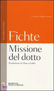 FICHTE, Missione del dotto