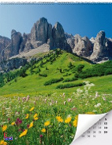 , Dolomiten 2014 . Calendario Dolomiti