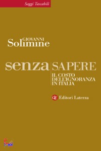 SOLIMINE GIOVANNI, Senza sapere. Il costo dell