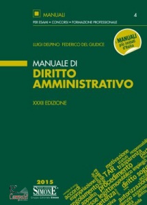 DELPINO DEL GIUDICE, Manuale di diritto amministrativo