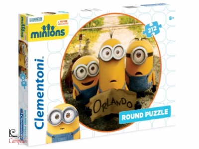 SCATOLA, Minions Orlando - Round  puzzle