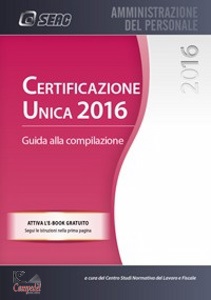 AA.VV., Certificazione unica 2016