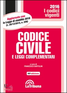 BARTOLINI FRANCESCO, Codice civile e leggi complementari