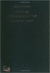 NESTLE - ALAND, Novum Testamentum Graece Et Latine