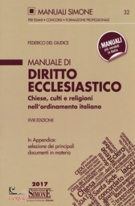 SIMONE, Manuale di diritto ecclesiastico