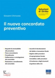 CHIRICOSTA GIOVANNI, Il nuovo concordato preventivo