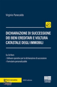 PANECALDO VIRGINIO, Dichiarazione di successione dei beni ereditari...