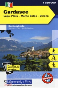 AA.VV., Lago di Garda 1:50000 carta escursionistica
