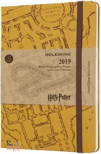 , 12m lim ed harry potter weekly notebook large beig