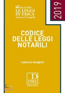 GENGHINI LODOVICO, Codice delle leggi notarili - pocket