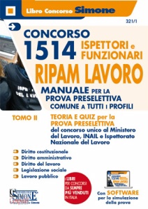 CONCORSO, 1514 Ispettori e Funzionari RIPAM Lavoro Teoria+Q