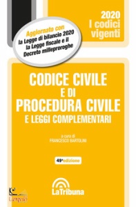 BARTOLINI FRANCESCO, Codice civile e procedura civile L.Complementari