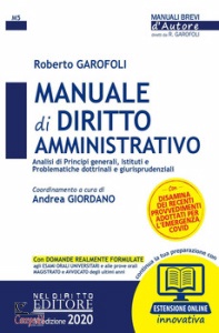 GAROFOLI ROBERTO, Manuale di diritto amministrativo