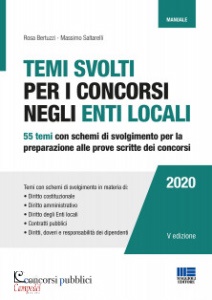 BERTUZZI-SALTARELLI, Temi svolti per i concorsi negli enti locali