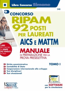 CONCORSO, RIPAM 92 posti per laureati AICS e MATTM  Manuale