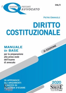 QUADERNI P. AVVOCATO, Diritto Costituzionale