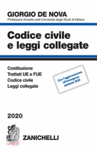 DE NOVA GIORGIO, Codice civile e leggi collegate 2020