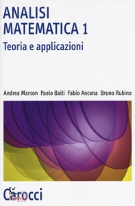 MARSON ANDREA, Analisi matematica 1 teoria e applicazioni