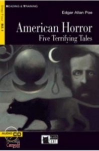 POE EDGAR ALLAN, American horror five terrifying tales con cd-rom