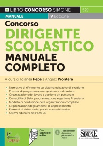 SIMONE, Concorso Dirigente Scolastico - Manuale Completo -