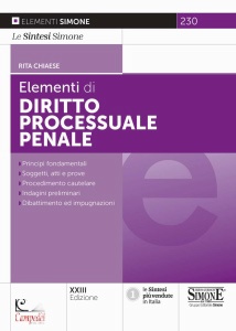 SIMONE, Elementi di Diritto Processuale Penale