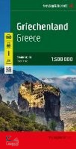 FREYTAG & BERNDT, Grecia carta stradale 1:500.000