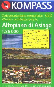 BEATON M.C., Carta turistica 1:25.000 n.623 Asiago