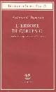 DAMASIO ANTONIO R., Errore di Cartesio. Emozione,ragione cervello