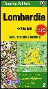 CARTA STRADALE, LOMBARDIA 1:200.000