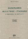 NAZARI GIULIO, Dizionario Bellunese Italiano.