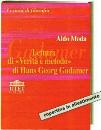 MODA ALDO, Lettura di "Verit e metodo" di H.G.Gadamer