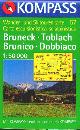 immagine di Carta turistica 1:50000 n. 57 Brunico Dobbiaco