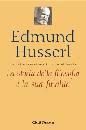 HUSSERL EDMUND, La storia della filosofia e la sua finalit