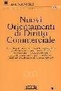 AA.VV., Nuovi orientamenti di diritto commerciale