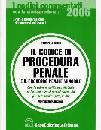 CORSO PIERMARIA  AC, Il codice di procedura penale  e proc. minorile