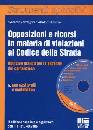 CARMAGNINI-ESPERTO, Opposizioni e ricorsi violazioni cod. della strada