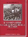 DUCE ALESSANDRO, La santa sede e la questione ebraica