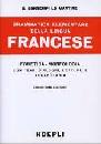 BONTEMPI-LO MARTIRE, Grammatica elementare della lingua francese