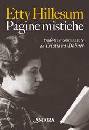 HILLESUM ETTY, Pagine mistiche