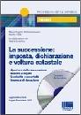 FESTA-DI GIANDOMENIC, La sucessione: imposta dichiarazione voltura catas