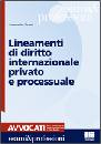 BRUNI ALESSANDRO, Lineamenti di diritto inter. privato e processuale