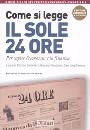 AA.VV., Come si legge Il Sole 24 Ore